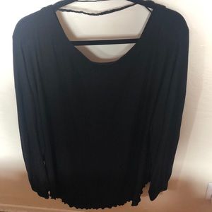 Free People Tunic Blouse. Open back